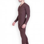 Brown Thermal Clothing Set